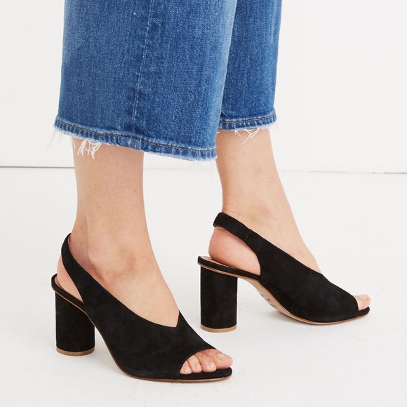 Madewell Alana Slingback Sandal in Black - Picture 8 of 9